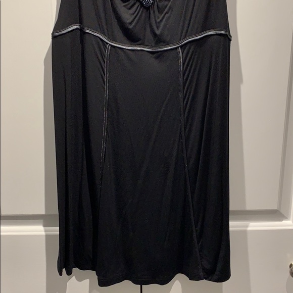 Gorgeous Black Guess Beaded & Twisted Strap Racerback Dress - Picture 6 of 15